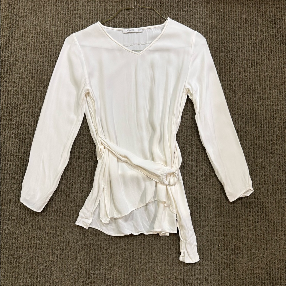 Women's Tie Waist Blouse Tops